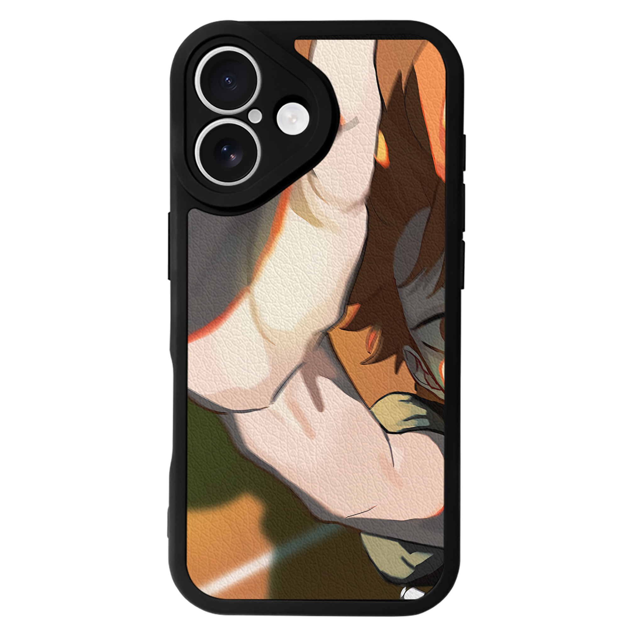 （画像用） ハイキュー!! Haikyu!! 【iPhone 16シリーズ対応】シリコンスマホケース（レザー調） 材質：シリコン